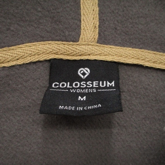 Colosseum Hoodie Arizona State University Sun Devils Womens M Gray Gold and Camo - Picture 5 of 16